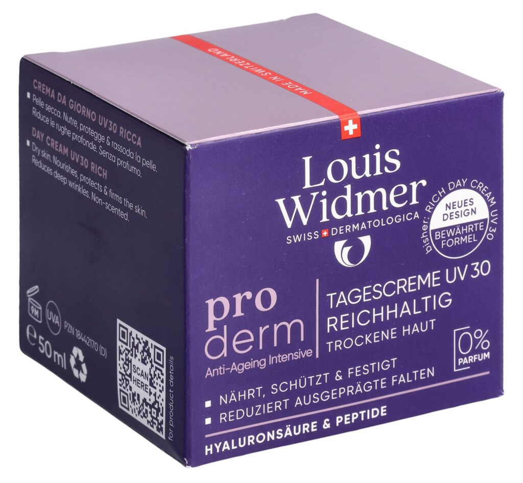 WIDMER Proderm crème jour UV30 riche s parf 50 ml