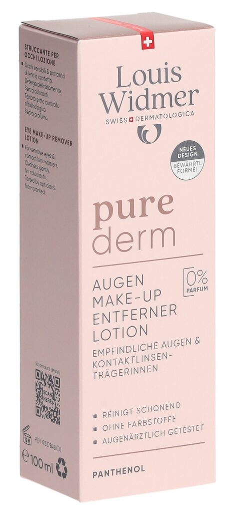 WIDMER Purederm Augen Make-up Ent Lot 100 ml