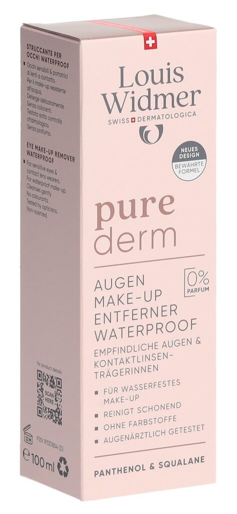 WIDMER Purederm Augen Make-up Entf Waterpr 100 ml