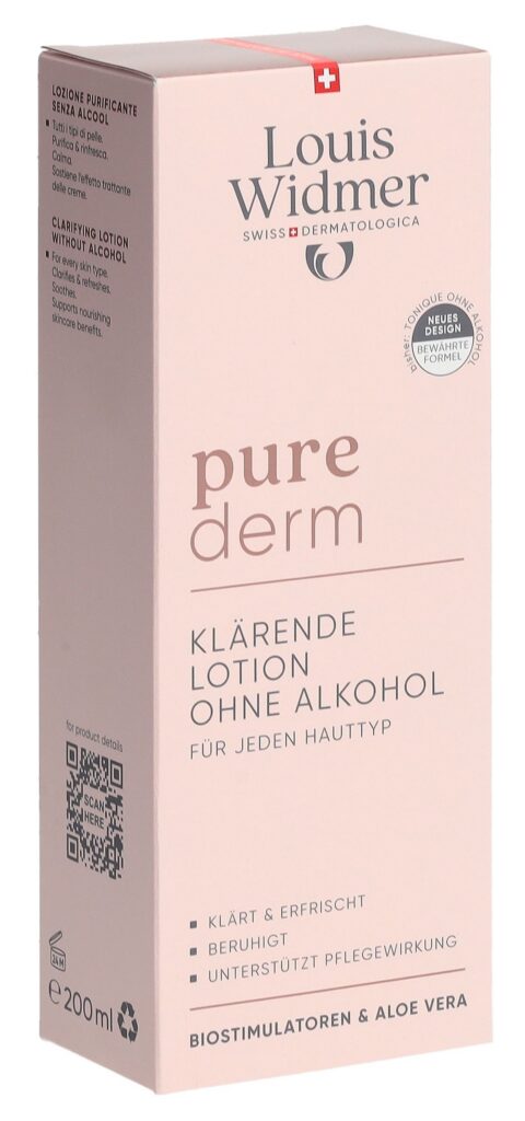 WIDMER Purederm lot nettoy s alcool 200 ml