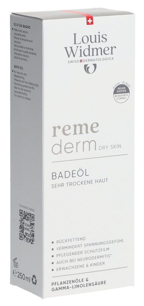 WIDMER Remederm huile de bain parf 250 ml