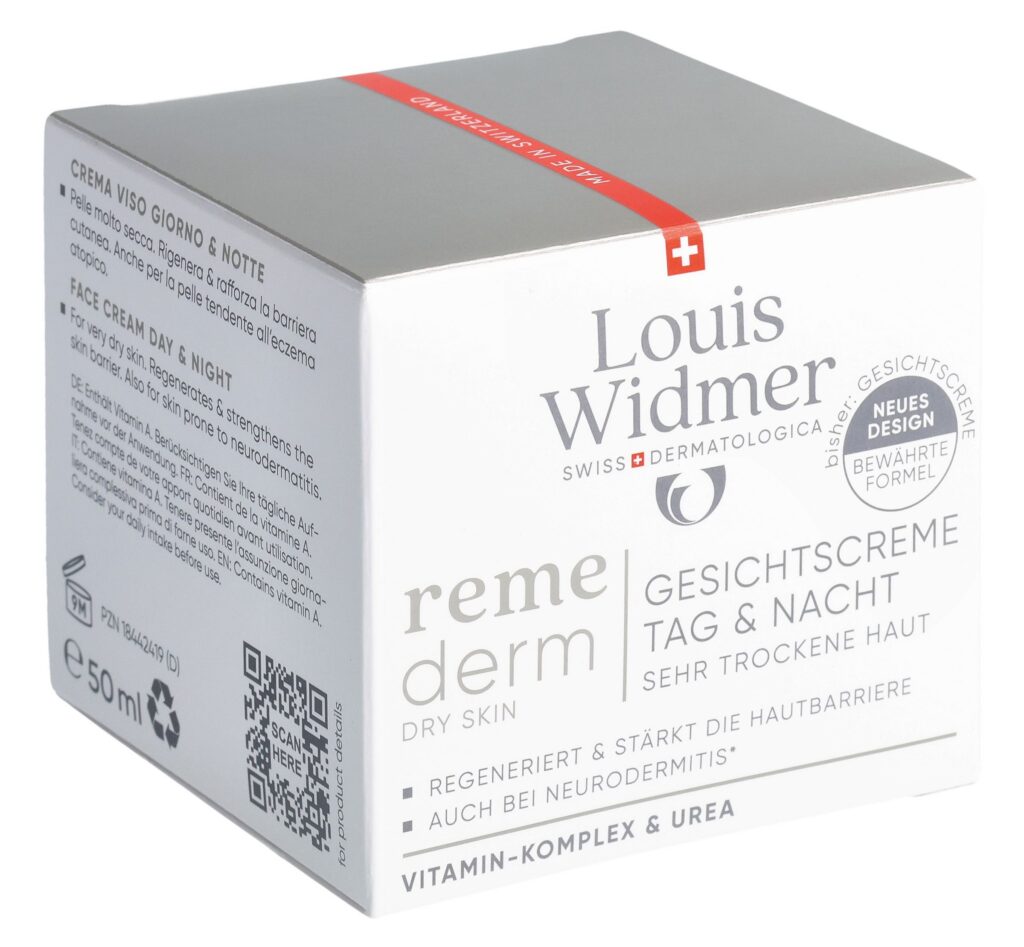 WIDMER Remederm crème visage jour nuit parf 50 ml