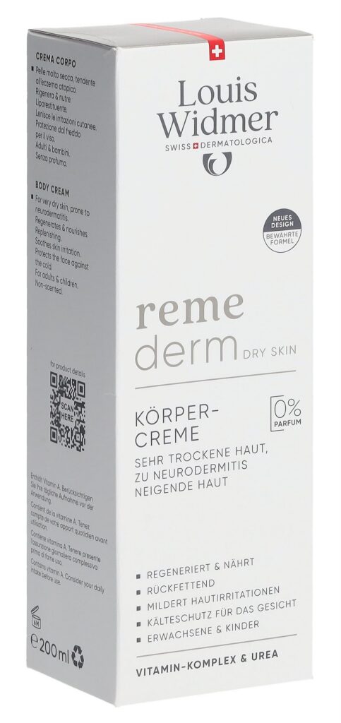WIDMER Remederm crème pour le corps s parf 200 ml