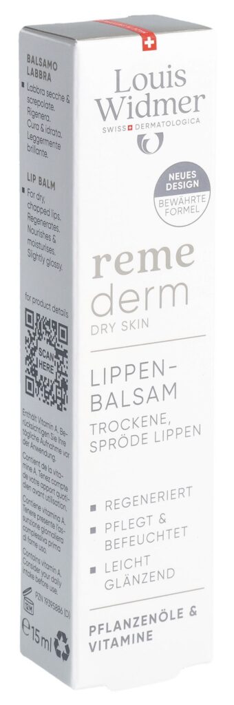 WIDMER Remederm baume lèvres parf 15 ml