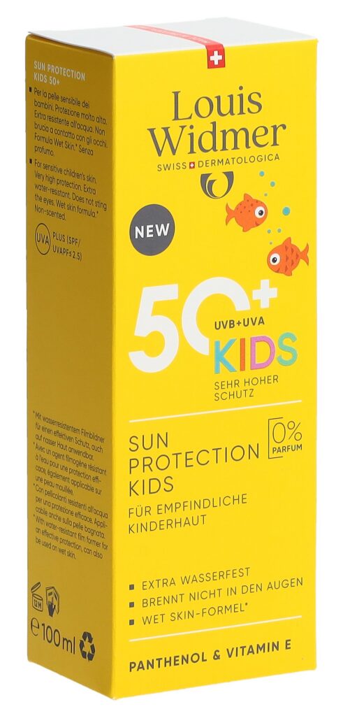 WIDMER sun protection kids SPF50+ s parf 100 ml