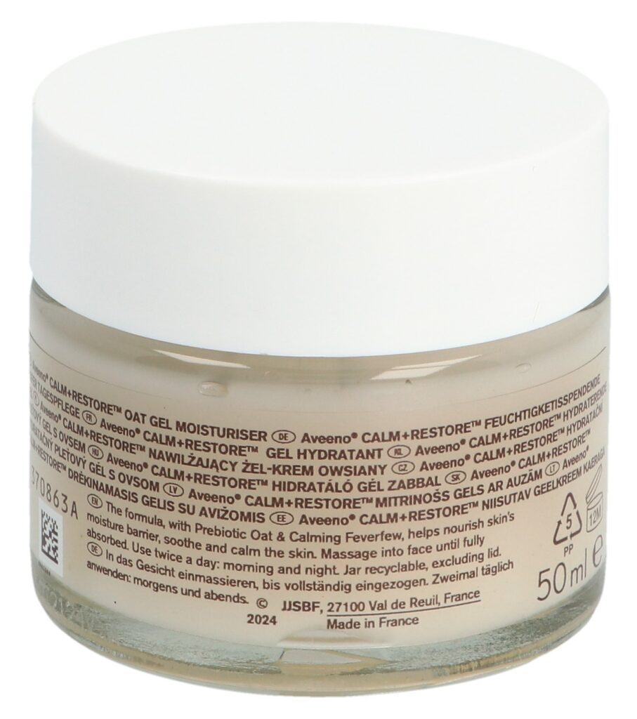 AVEENO Calm+Restore soin jour hydra avoine 50 ml