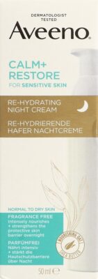 AVEENO Calm+Restore cr nuit réhydrat avoine 50 ml