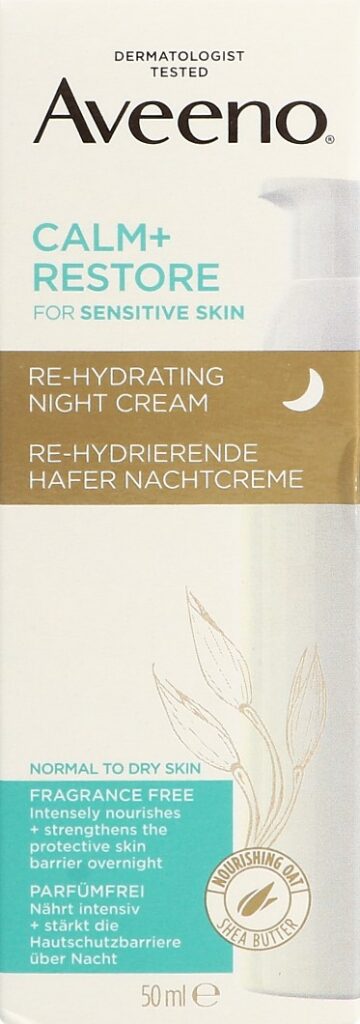 AVEENO Calm+Restore cr nuit réhydrat avoine 50 ml