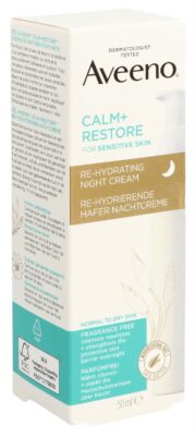 AVEENO Calm+Restore cr nuit réhydrat avoine 50 ml