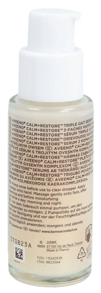 AVEENO Calm+Restore sérum triple avoine 30 ml