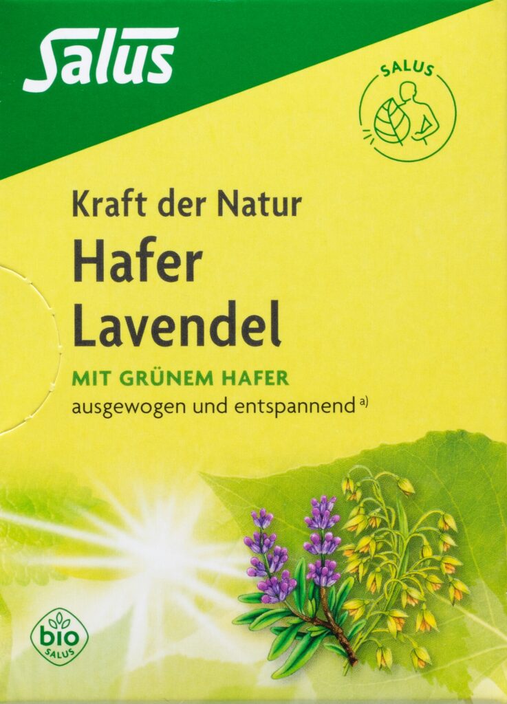 SALUS Tisane avoine lavande bio 15 pce
