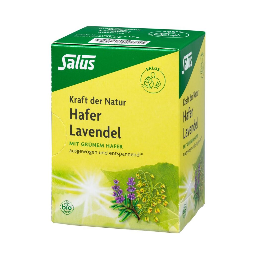 SALUS Tisane avoine lavande bio 15 pce