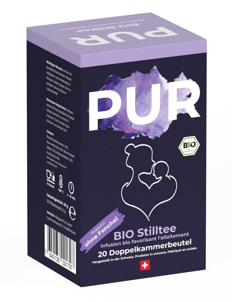 PUR tisane d'allaitement sans fenouil bio 20 pce