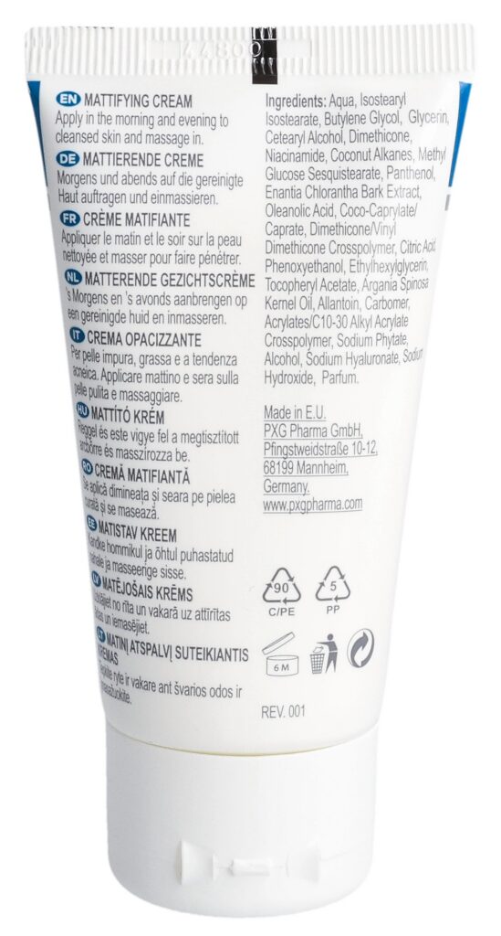 SKINEFFECT crème visage matifiante 50 ml