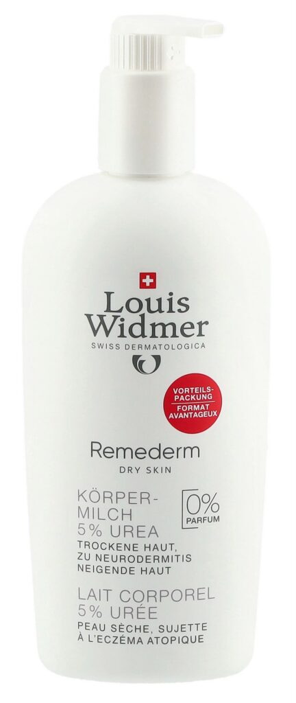 WIDMER Remederm lait cor 5% urée s parf 400 ml