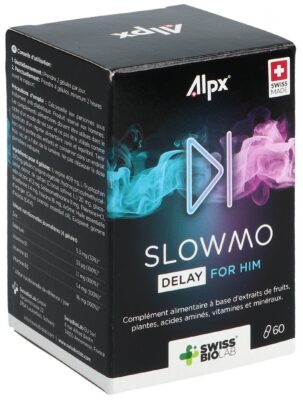 ALPX SLOWMO caps bte 60 pce