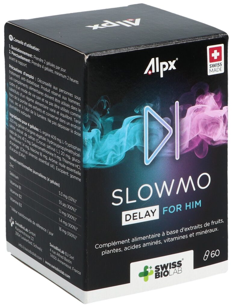 ALPX SLOWMO caps bte 60 pce