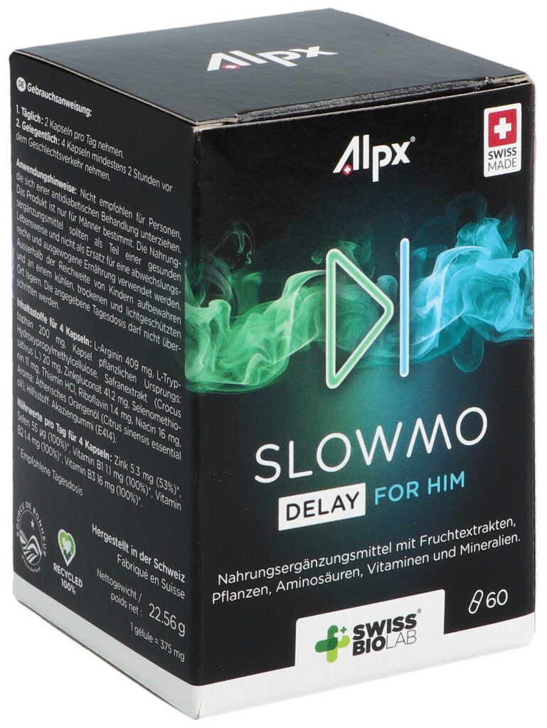 ALPX SLOWMO caps bte 60 pce