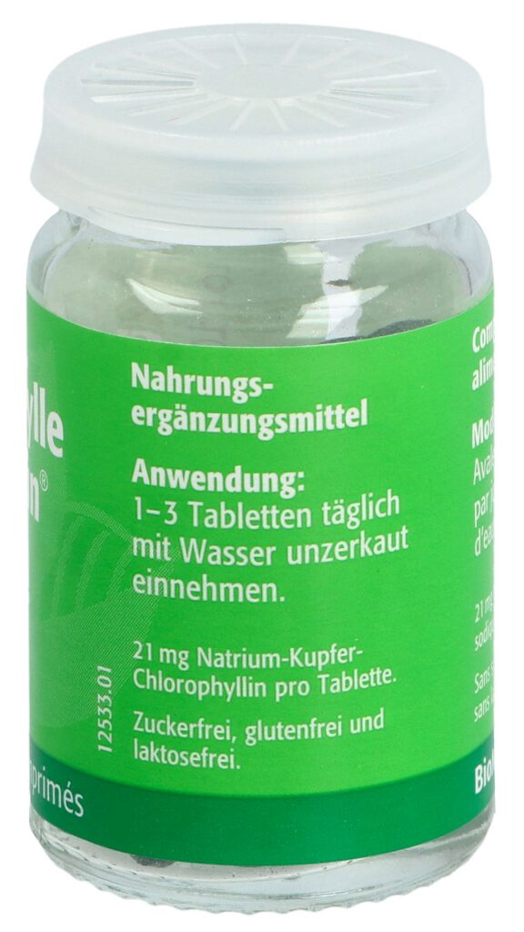 CHLOROPHYLLE 1001 cpr pell fl verre 140 pce