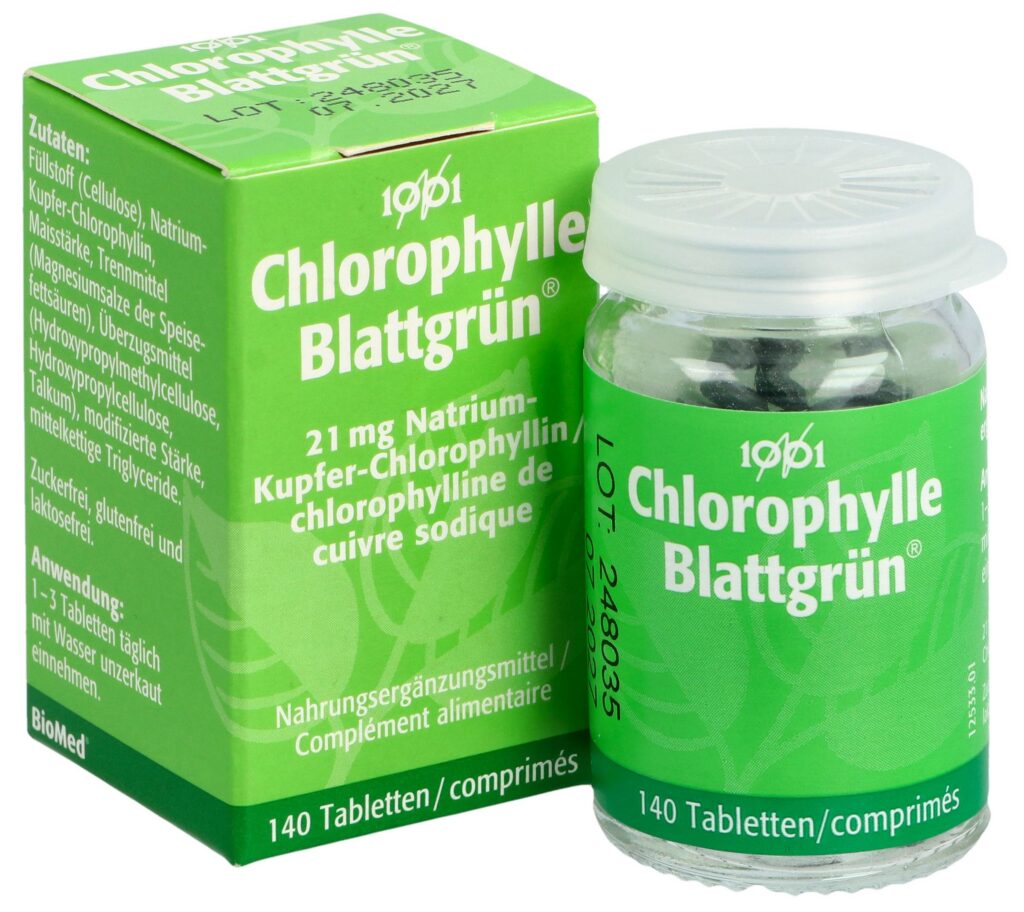 CHLOROPHYLLE 1001 cpr pell fl verre 140 pce