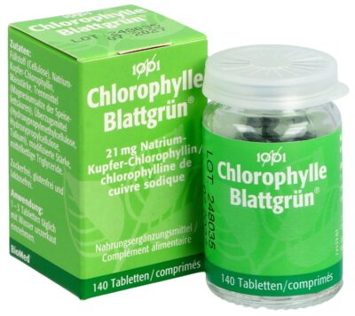 CHLOROPHYLLE 1001 cpr pell fl verre 140 pce