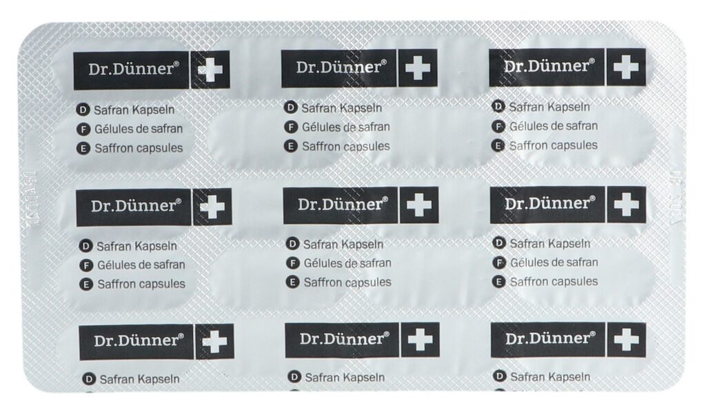 DÜNNER safran caps 60 pce