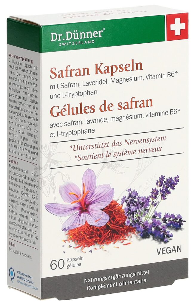 DÜNNER safran caps 60 pce
