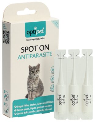 OPTIPET Spot On Antiparasite chats 6 x 1 ml