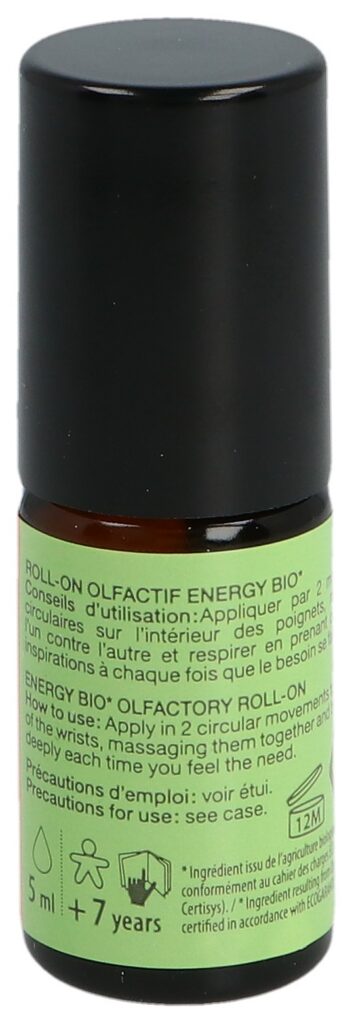 PRANAROM Aromaboost roll-on Energy bio 5 ml