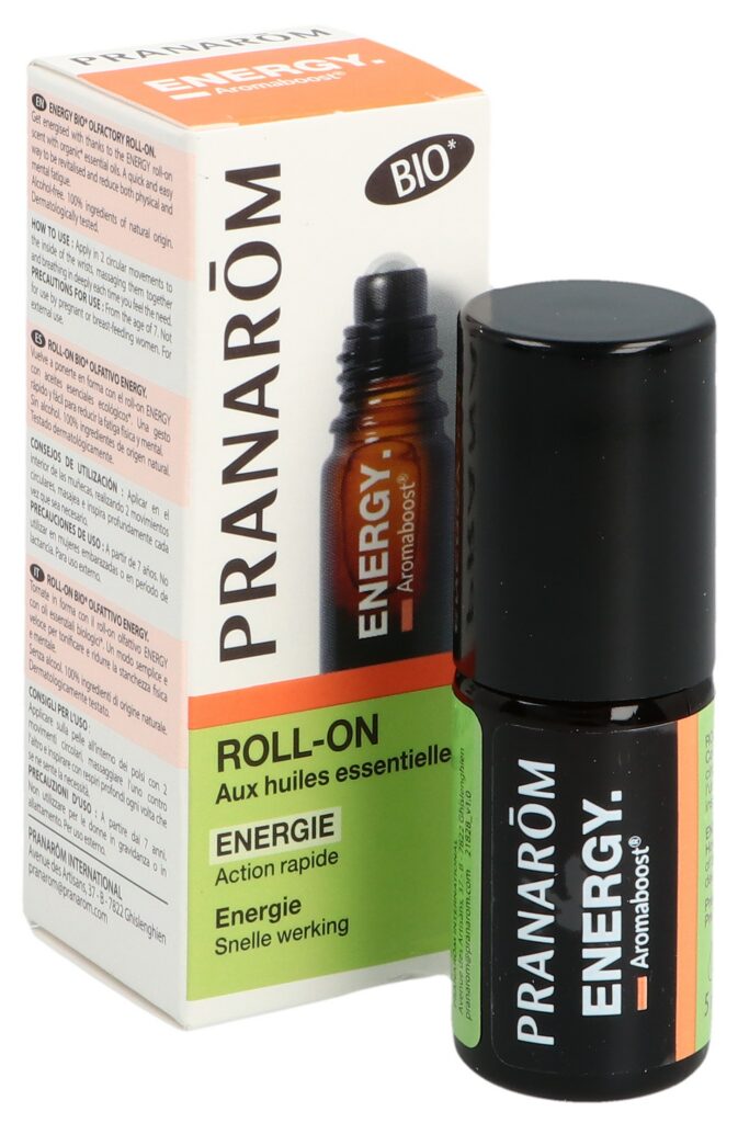 PRANAROM Aromaboost roll-on Energy bio 5 ml