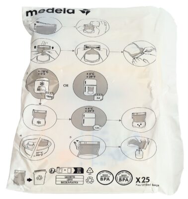 MEDELA Easy Pour sachets cons lait mat 25 pce