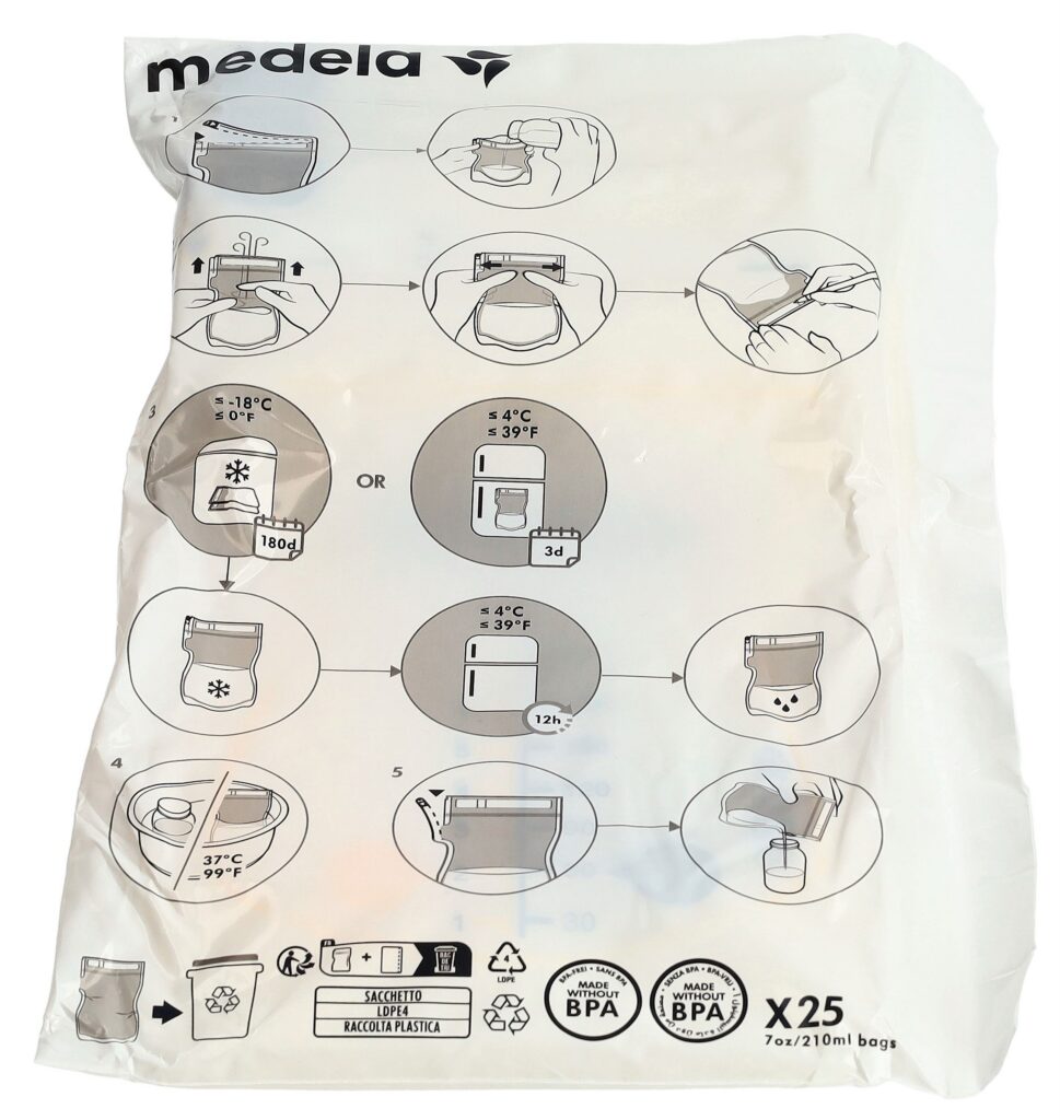 MEDELA Easy Pour sachets cons lait mat 25 pce