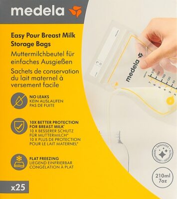 MEDELA Easy Pour sachets cons lait mat 25 pce