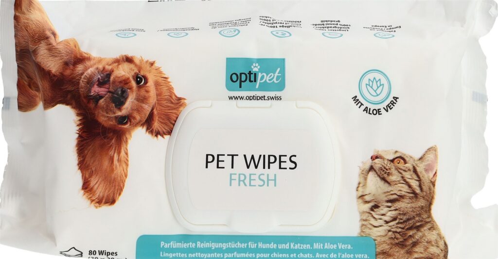 OPTIPET Pet Wipes 80 pce