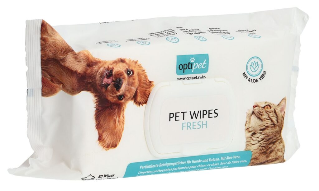 OPTIPET Pet Wipes 80 pce
