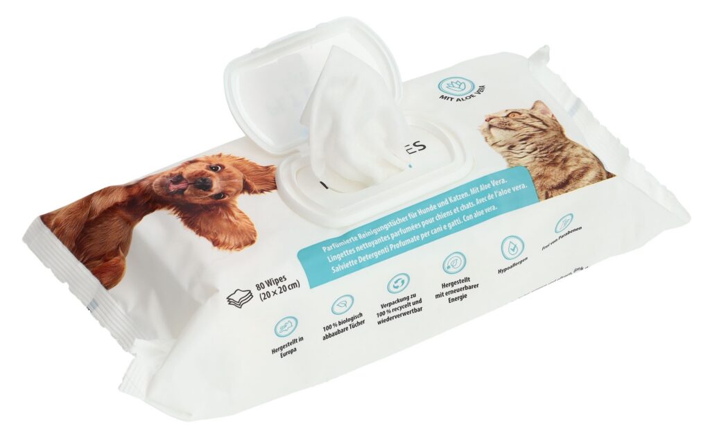 OPTIPET Pet Wipes 80 pce