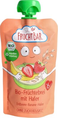 FRUCHTBAR bouillie fruits bio avoi frai bana 120 g