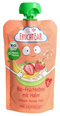 FRUCHTBAR bouillie fruits bio avoi frai bana 120 g