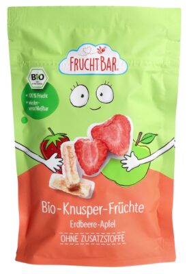 FRUCHTBAR fruits croquants bio frai pom sach 15 g