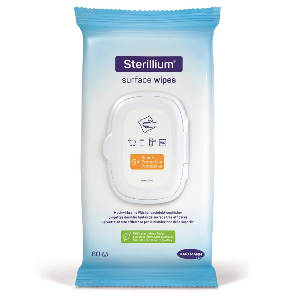STERILLIUM surface Wipes 60 pce