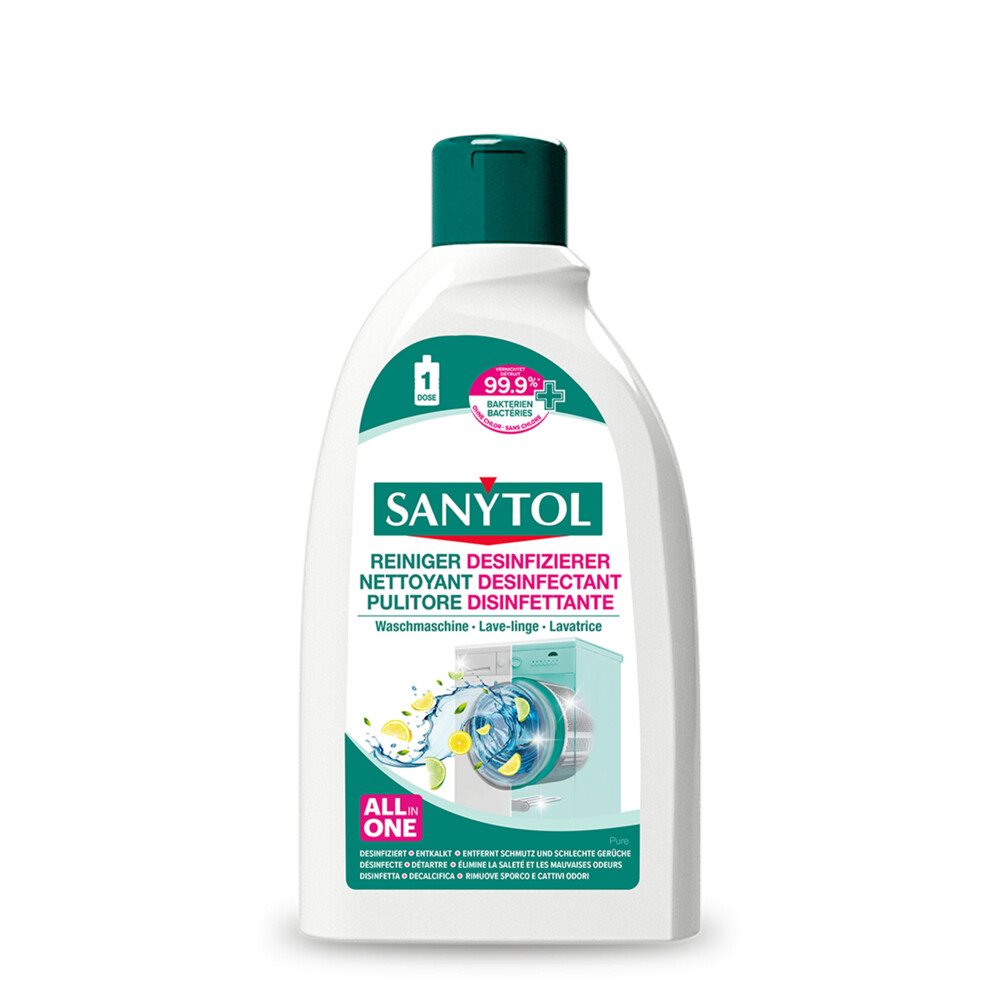 SANYTOL nettoyant désinfect lave-linge pure 240 ml