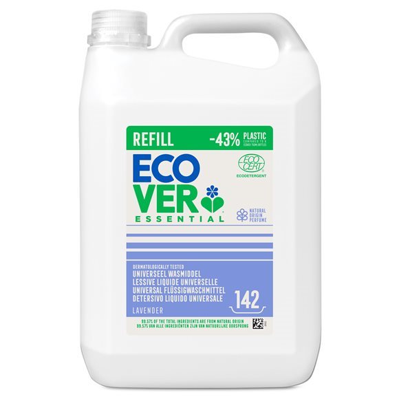 ECOVER Essential lessive liquide uni lavan 5 lt