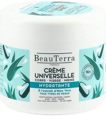 BEAUTERRA cr universelle hydrat aloé vera 400 ml