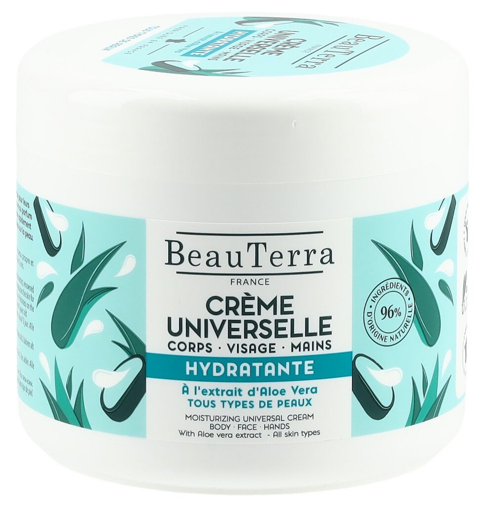 BEAUTERRA cr universelle hydrat aloé vera 400 ml