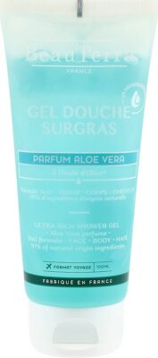 BEAUTERRA gel douche surgras aloé vera 100 ml