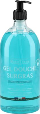 BEAUTERRA gel douche surgras aloé vera 1000 ml