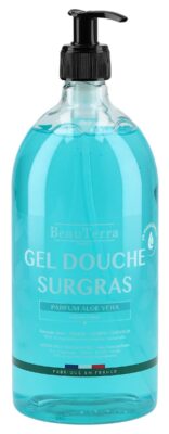 BEAUTERRA gel douche surgras aloé vera 1000 ml
