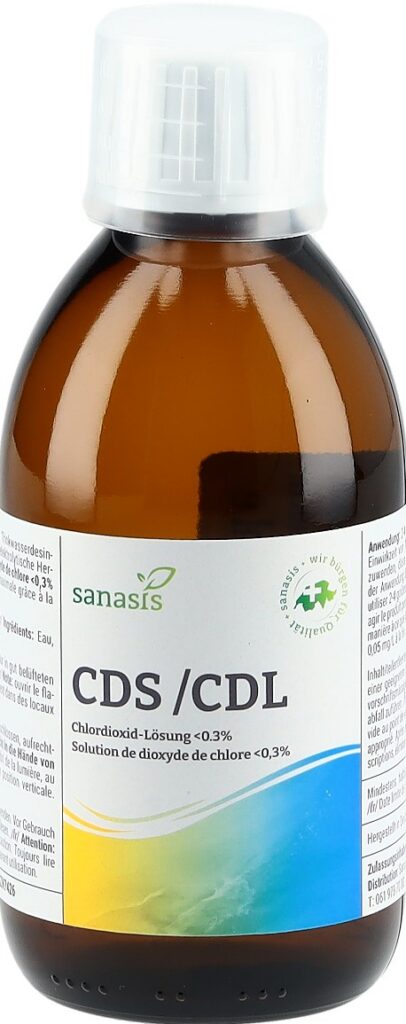 SANASIS CDS/CDL dioxyde de chlore 250 ml