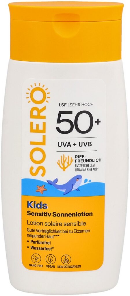 SOLERO enfants lotion solaire sens SPF50+ 200 ml
