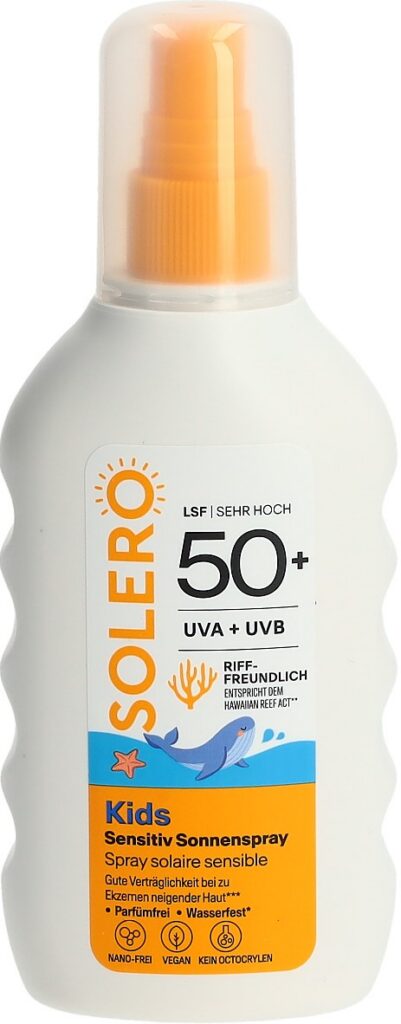 SOLERO enfants spray solaire sens SPF50+ 200 ml